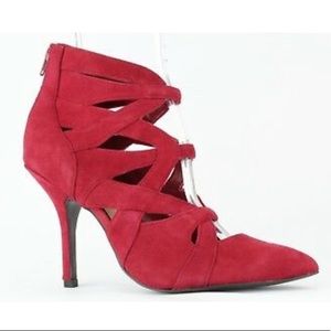 👠👠Nine West Sexy Strappy Suede Caged Heels👠👠